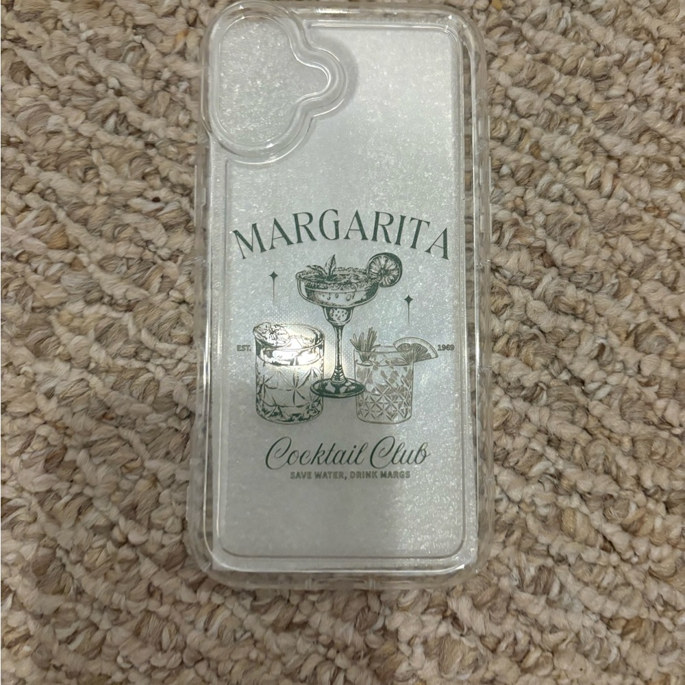 Margarita Cocktail Club  iPhone 16+ Case - Clear